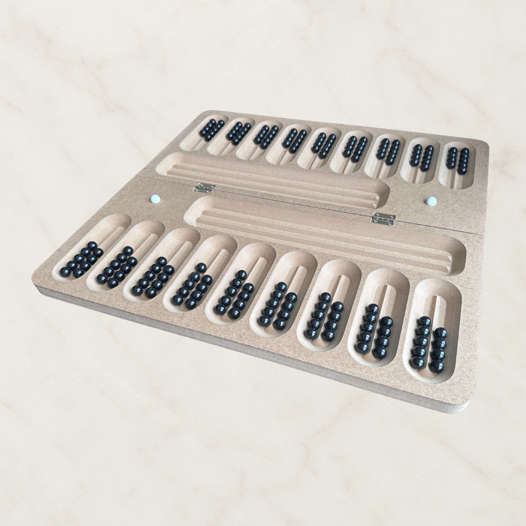 Ahşap Dokuz Korgool (Kumalak) Takımı (Model 1) — Gelenekten Stratejiye, Eğitimden Turnuvaya